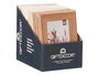 Giftdecor Portafotos Curva 10X15 Plástico, Madera y Vidrio Surtido Azul, Beige, Blanco, Marrón (Set de 24)