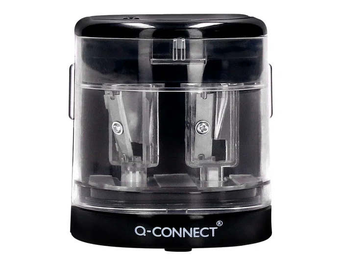 Q-connect Sacapuntas Eléctrico KF14568 Sobremesa Cable USB/4 Pilas AA Afila Diámetros 6-12mm Con Depósito Q-connect Sacapuntas Eléctrico KF14568 Sobremesa Cable USB/4 Pilas AA Afila Diámetros 6-12mm Con Depósito