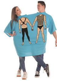 Creaciones Llopis Disfraz Adulto Camiseta Doble Moteros Talla L