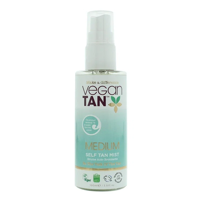 Vegan Tan Bruma autobronceadora Medium para cara y cuello, 100 ml Vegan Tan Bruma autobronceadora Medium para cara y cuello, 100 ml