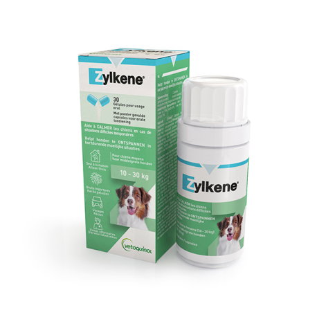 Vetoquinol Zylkene Plus 225 mg 30 cápsulas para perros y gatos de 10-30 kg
