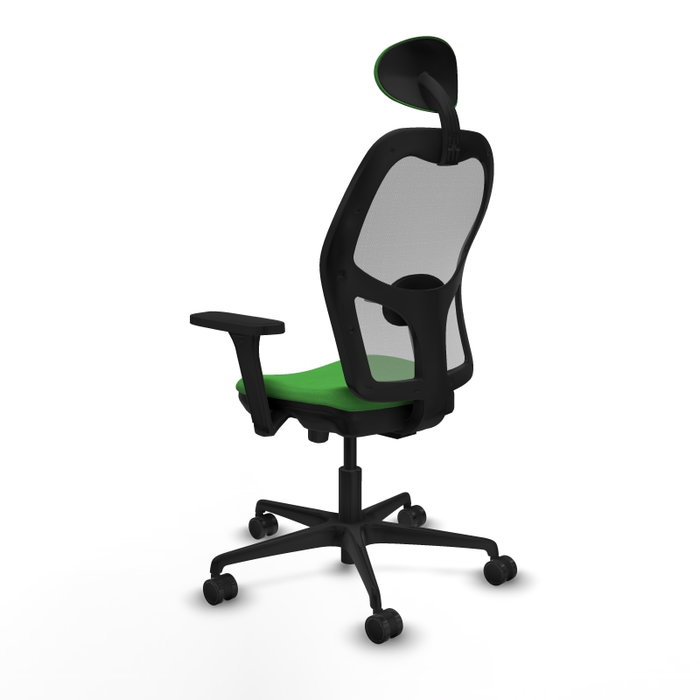 PIQUERAS Y CRESPO Silla de oficina Jorquera con Mecanismo Sincro/Traslack, Tela Verde y Malla Gris PIQUERAS Y CRESPO Silla de oficina Jorquera con Mecanismo Sincro/Traslack, Tela Verde y Malla Gris