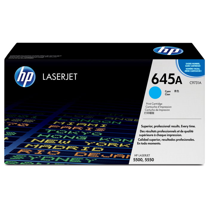HP 645A Cartucho de Tóner Cian