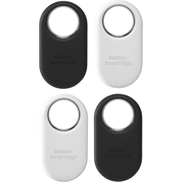 Samsung Galaxy SmartTag 2 EI-T5600 (Pack de 4 unidades, 2x negro y 2x blanco)