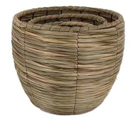 DKD Home Decor Macetero Tropical Marron Fibra 38 x 31 x 38 cm Set de 3 (4 Unidades)