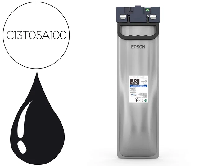 Epson C13T05A10N T05A1 Negro XL original, Cartucho de tinta Rendimiento estándar Epson C13T05A10N T05A1 Negro XL original, Cartucho de tinta Rendimiento estándar