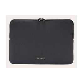 Tucano Colore Sleeve, Maletín Toploader para MacBook Air y Pro de 13 Pulgadas, 34.5 cm (13.6"), PET, Negro