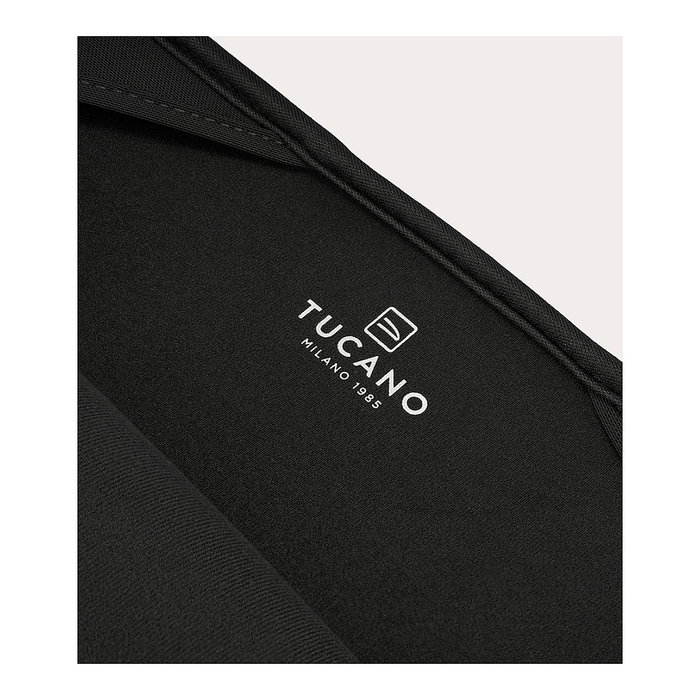 Tucano Colore Sleeve, Maletín Toploader para MacBook Air y Pro de 13 Pulgadas, 34.5 cm (13.6"), PET, Negro