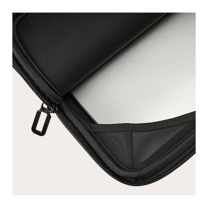 Tucano Colore Sleeve, Maletín Toploader para MacBook Air y Pro de 13 Pulgadas, 34.5 cm (13.6"), PET, Negro