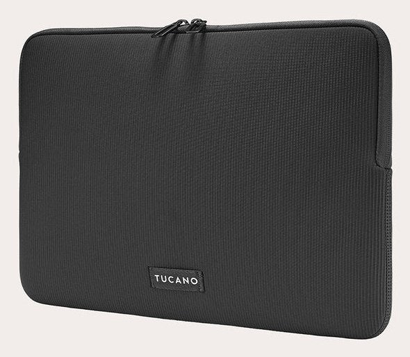 Tucano Colore Sleeve para MacBook Air y Pro de 13 pulgadas, Negro