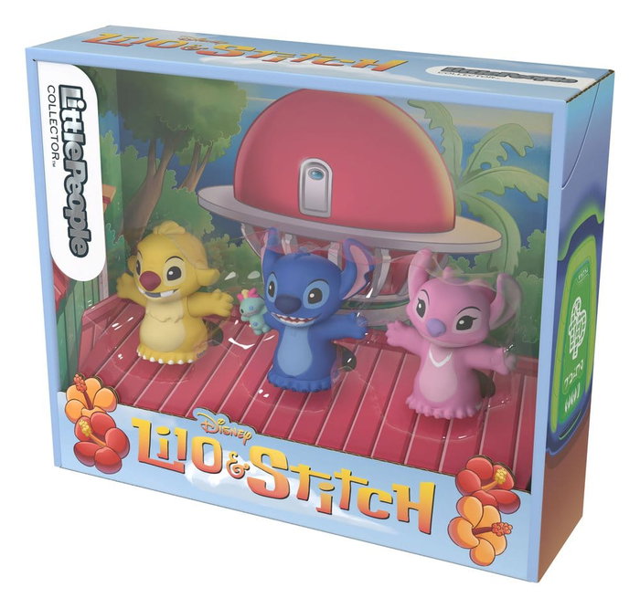 Lilo &amp; Stitch Little People Collector Pack de 3 Minifiguras Stitch &amp; The Cousins 7 cm