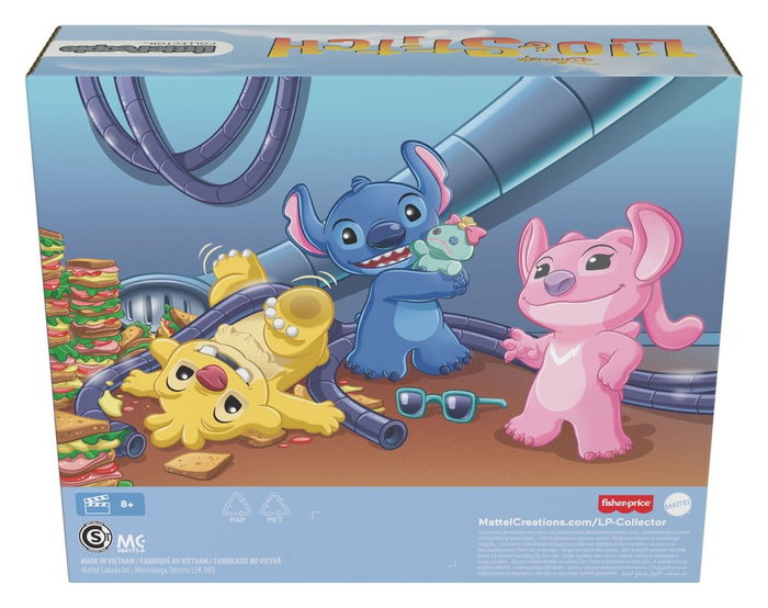 Lilo &amp; Stitch Little People Collector Pack de 3 Minifiguras Stitch &amp; The Cousins 7 cm