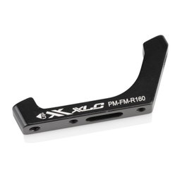 XLC Adaptador Flat Mount BR-X70/71/72/73 para Frenos Postmount, Negro/Plata, CNC Ligero