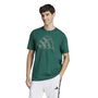 Camiseta de Manga Corta Hombre Adidas Fill Verde oscuro 9-10 Años