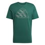 Camiseta de Manga Corta Hombre Adidas Fill Verde oscuro 9-10 Años