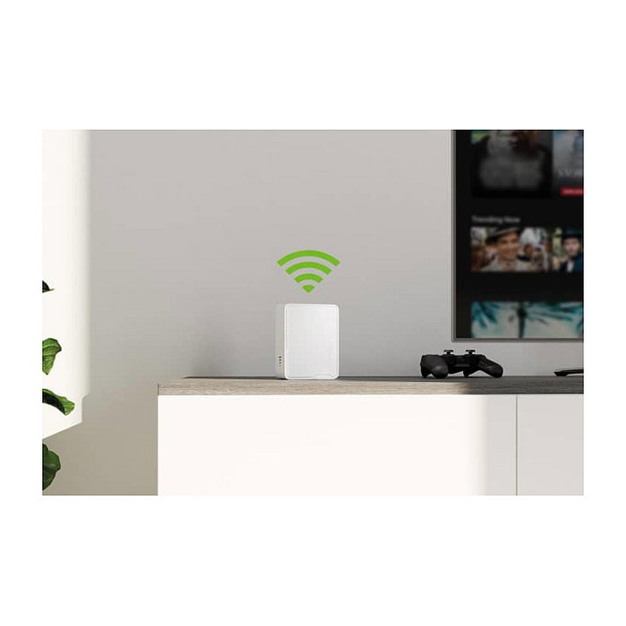 Devolo Repetidor WiFi 6 Repeater 5400, Extensor de Red Inalámbrica 5400 Mbps, Dual Band (2.4/5 GHz), 2 Puertos Gigabit Ethernet, Blanco