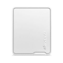 Devolo Repetidor WiFi 6 Repeater 5400, Extensor de Red Inalámbrica 5400 Mbps, Dual Band (2.4/5 GHz), 2 Puertos Gigabit Ethernet, Blanco