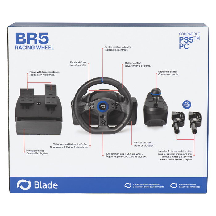 Blade BR5 Racing Wheel para PS5 y PC