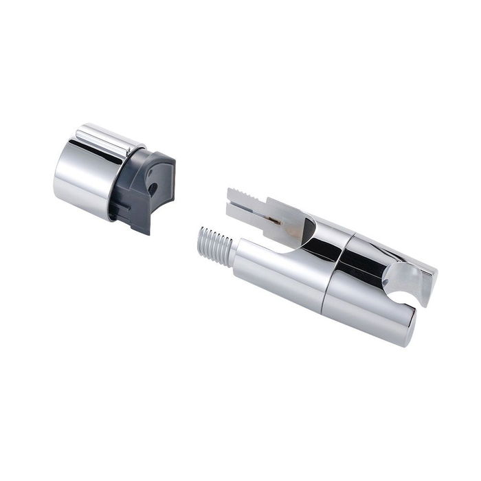 Wenko Soporte Ajustable para Cabezal de Ducha Universal para Barras de 19-25 mm ABS 11,7 x 4,2 x 4 cm