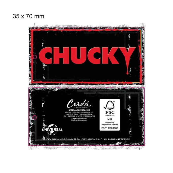 Cerdá Zapatillas de Casa 3D Aplicaciones Chucky T38/39 BLUE