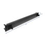 DeLOCK 67208 Tapa ciega 1U en Negro