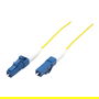 ROLINE 21158842 Cable de Fibra Óptica OS2 LC/LC 9/125 µm 2 m Simplex LSOH Amarillo