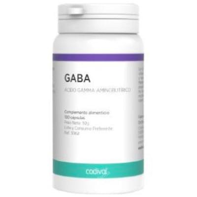 CODIVAL Gaba 100 Cápsulas Veganas Ácido Gamma-Aminobutírico CODIVAL Gaba 100 Cápsulas Veganas Ácido Gamma-Aminobutírico