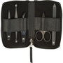 Zwilling Set de manicura de 5 piezas con estuche de cuero negro