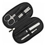 Zwilling Set de manicura de 5 piezas con estuche de cuero negro