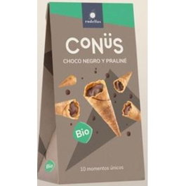RODELLAS Conus Chocolate Negro y Praline BIO 10x75g
