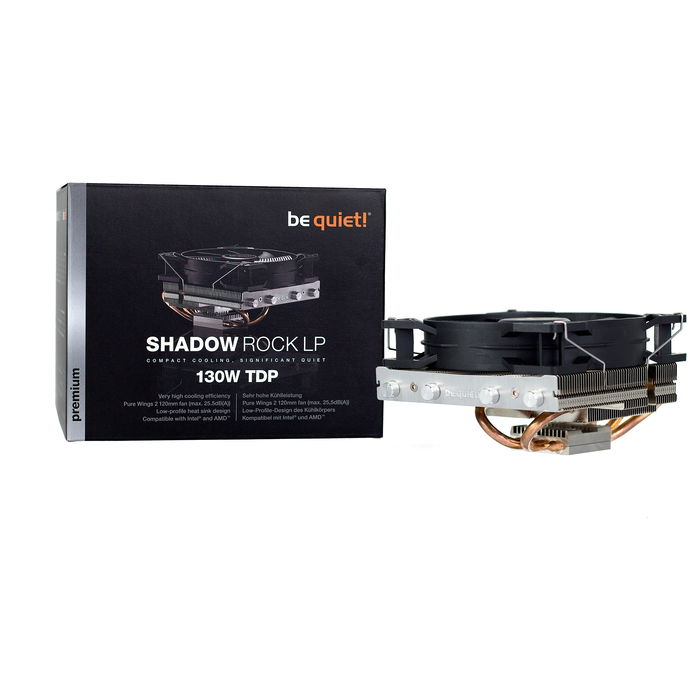 Be Quiet! Shadow Rock LP Cooler Multi 1700, FMx, AM3/4/5, 115x, 1200, 2011, TDP 130W