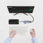 ACT Connectivity Adaptador USB-C a 2 HDMI 4K + USB-A 3.0 Hub Multipuerto AC7013 Aluminio