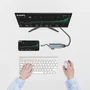 ACT Connectivity Adaptador USB-C a 2 HDMI 4K y USB-A AC7013 Gris y Negro