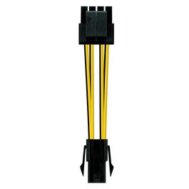 Nanocable Cable de Alimentación Placa - Micro 4 Pin / 4+4 Pin Macho, 15cm