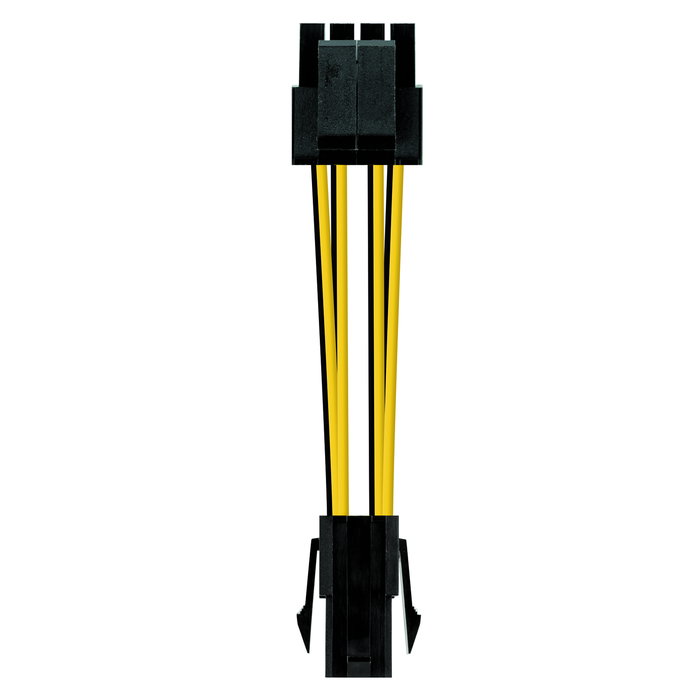 Nanocable Cable de Alimentación Placa - Micro 4 Pin / 4+4 Pin Macho, 15cm Nanocable Cable de Alimentación Placa - Micro 4 Pin / 4+4 Pin Macho, 15cm