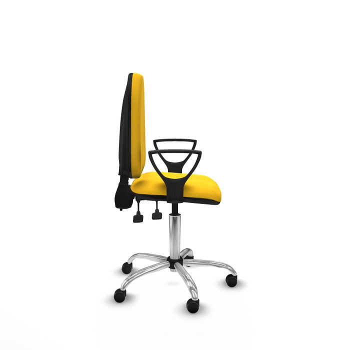 PIQUERAS Y CRESPO Silla de oficina Aýna Amarillo Similpiel PIQUERAS Y CRESPO Silla de oficina Aýna Amarillo Similpiel