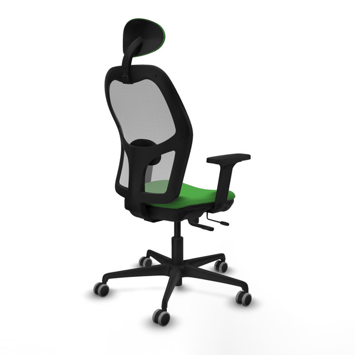 PIQUERAS Y CRESPO Silla de oficina Jorquera con mecanismo Sincro/Traslack, Verde y Gris PIQUERAS Y CRESPO Silla de oficina Jorquera con mecanismo Sincro/Traslack, Verde y Gris
