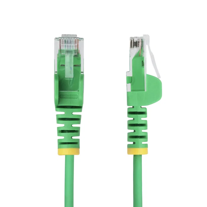 StarTech.com Cable de Red Ethernet Cat6 Delgado Slim N6PAT15MGNS - 15m - Verde - UTP - PoE++ 100W - RJ45 - 28AWG - LSZH
