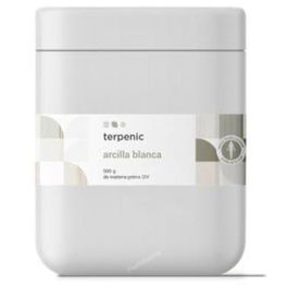 TERPENIC Arcilla Blanca Kaolin 500Gr. Propiedades Antiinflamatorias y Desintoxicantes Ideal Pieles Secas