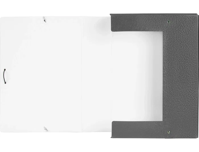 Liderpapel Carpeta para proyectos de cartón gofrado gris, lomo 90mm, tamaño folio Liderpapel Carpeta para proyectos de cartón gofrado gris, lomo 90mm, tamaño folio