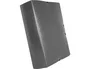 Liderpapel Carpeta para proyectos de cartón gofrado gris, lomo 90mm, tamaño folio