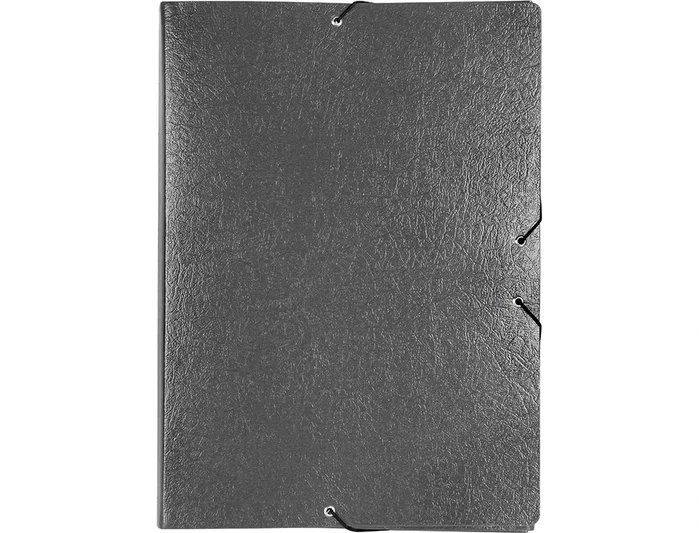 Liderpapel Carpeta para proyectos de cartón gofrado gris, lomo 90mm, tamaño folio Liderpapel Carpeta para proyectos de cartón gofrado gris, lomo 90mm, tamaño folio
