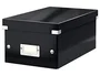 LEITZ Archivador Caja para DVD Click&Store Negro