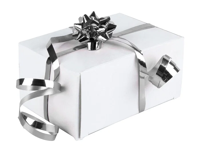 Liderpapel Lazo Fantasía Mediano Color Plata Metalizado