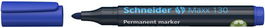 Marcador Permanente Schneider Maxx 130 Conico Azul (Set de 10)