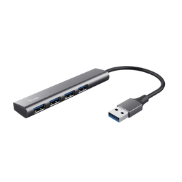 Trust Hub USB 3.2 Gen 1 HALYX con 4 Puertos USB-A para Ordenador, PC, Portátil