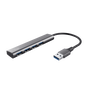 Trust Hub USB 3.2 Gen 1 HALYX con 4 Puertos USB-A para Ordenador, PC, Portátil