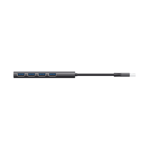 Trust Hub USB 3.2 Gen 1 HALYX con 4 Puertos USB-A para Ordenador, PC, Portátil