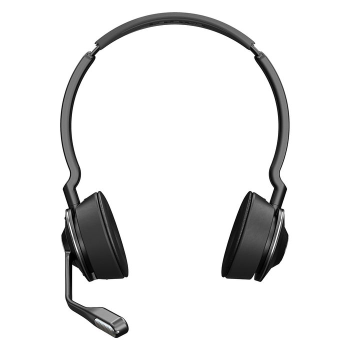 Jabra Engage 75 SE Auriculares Diadema Inalámbricos DECT Supraaurales para Oficina, Negro, Compatible con UC