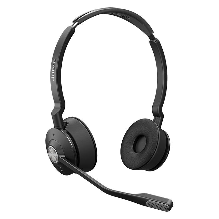 Jabra Engage 75 SE Auriculares Diadema Inalámbricos DECT Supraaurales para Oficina, Negro, Compatible con UC